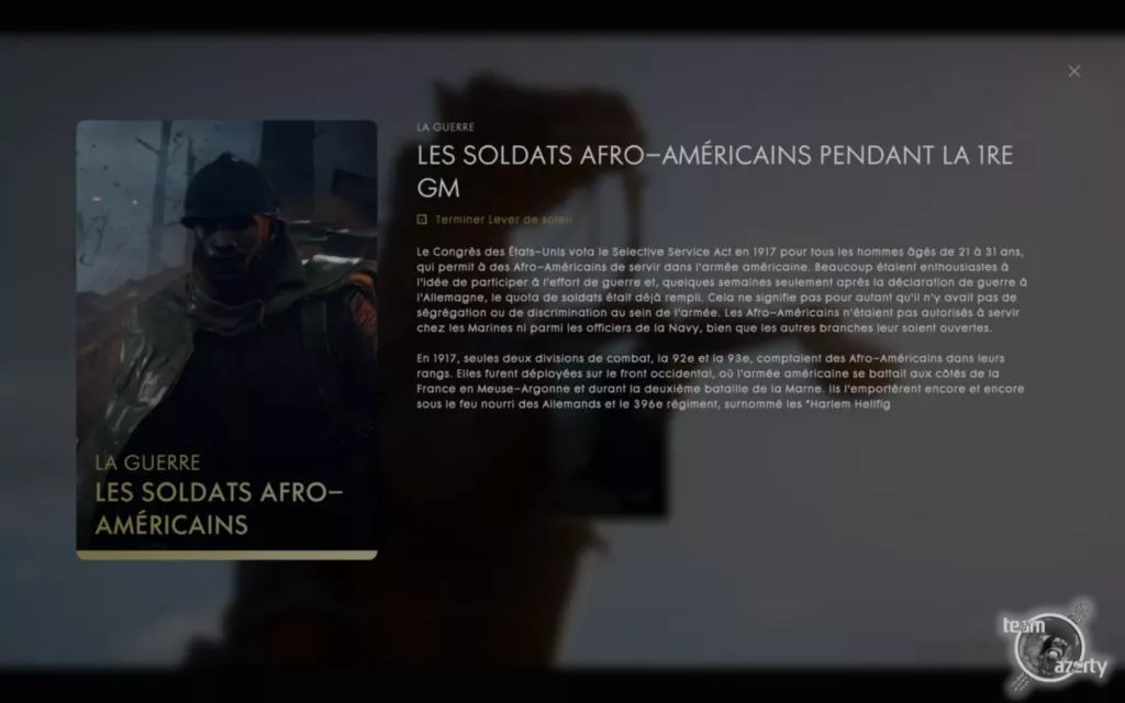 Les soldats Afro-américains