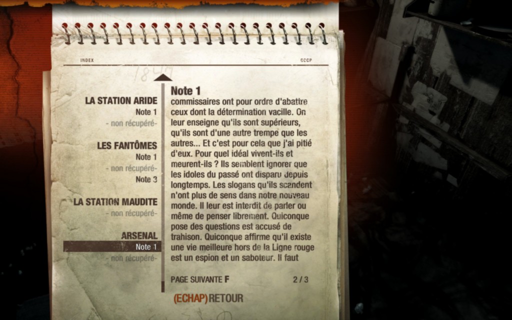 Le fameux journal d'Artyom