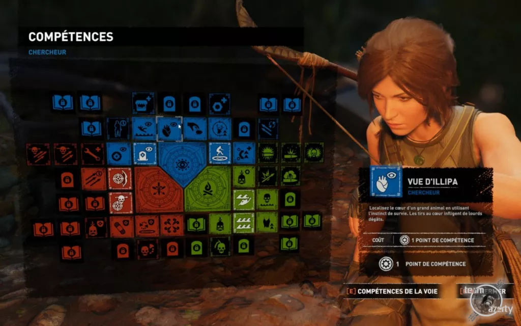 Les compétences pour Shadow of the Tomb Raider