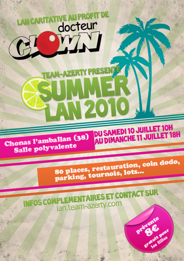 Affiche summer LAN 2010