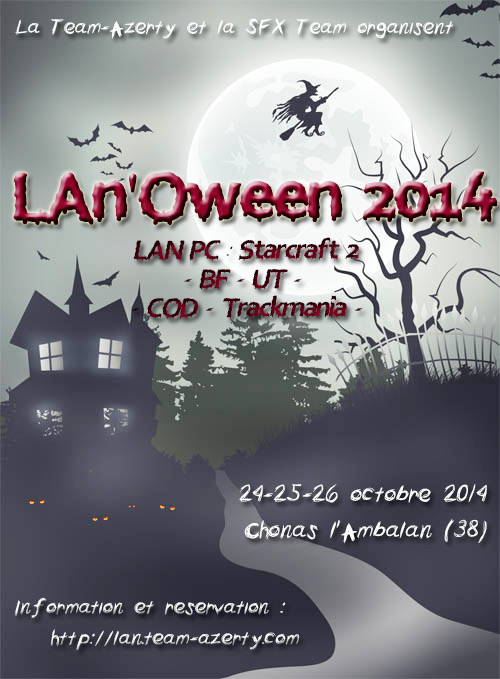 Affiche LAN'Oween 2014