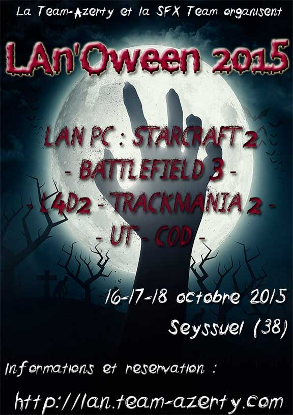 Affiche LAN'Oween 2015