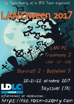 Découvrez l&#039;affiche de la LAN&#039;Oween 2017
