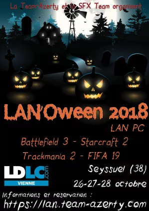 Affiche de la LAN'Oween 2018