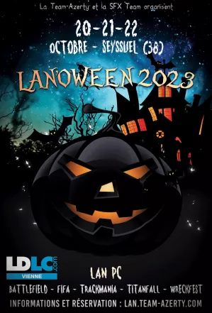 Affiche de la LAN'Oween 2023