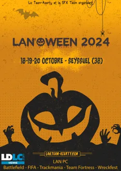 Découvrez l&#039;affiche de la LAN&#039;Oween 2024