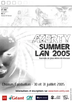Encore quelques places pour l&#039;Azerty Summer LAN 2005