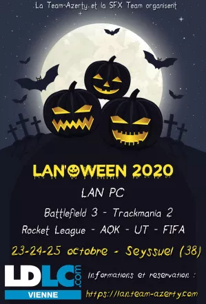 affiche lanoween 2020 Affiche de la LAN'Oween 2020