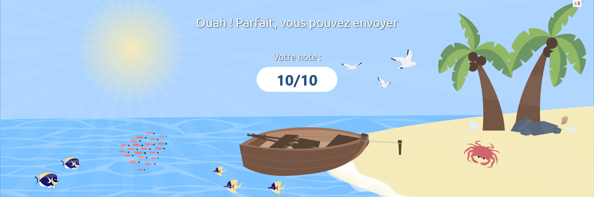 Résultat du Test de Spam