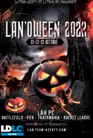 Affiche de la LAN'Oween 2022