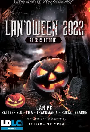 Affiche de la LAN'Oween 2022 Affiche de la LAN'Oween 2022