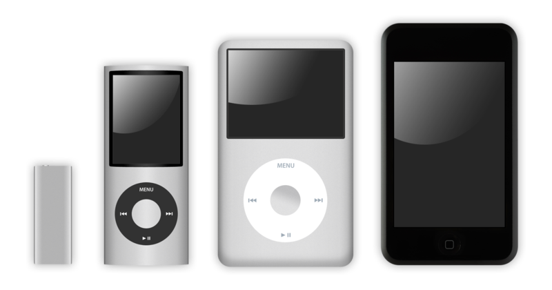 Les iPod de différentes générations Les iPod de différentes générations
