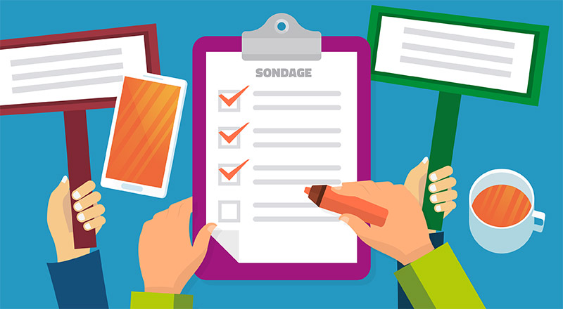 Venez répondre au sondage Venez répondre au sondage