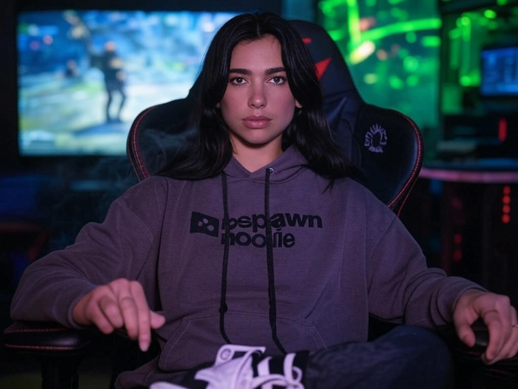 Dua Lipa porte le Respawn Hoodie