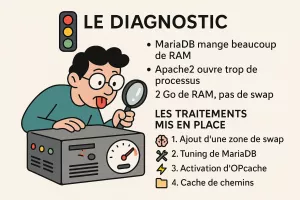 Mise en place du traitement de choc !