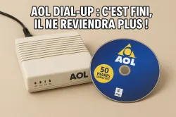 L’AOL 56k : c’est fini, il ne reviendra plus !