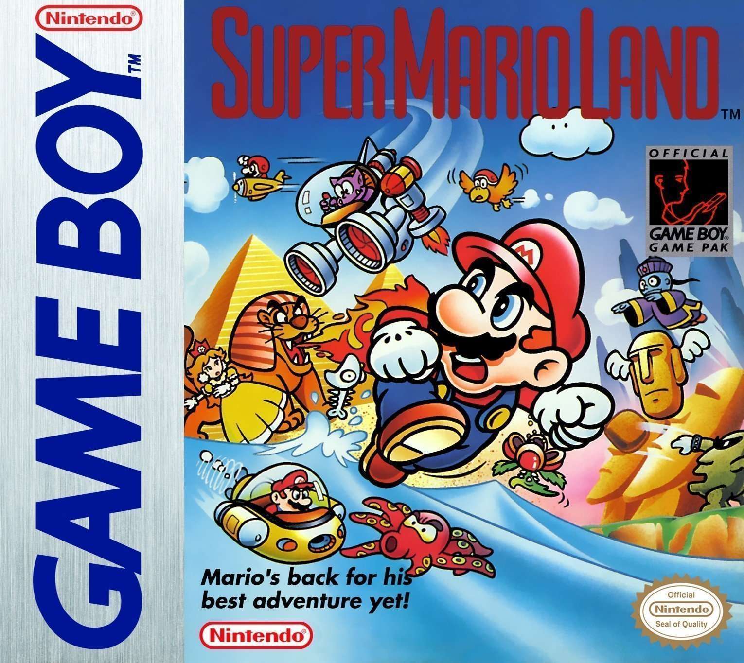 Super mario land 1 sur game boy