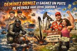 Pénurie à la pompe ? Déminez le détroit d'Ormuz et gagnez un puits de pétrole dans votre jardin !