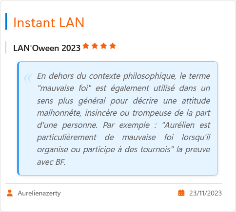 Instant LAN