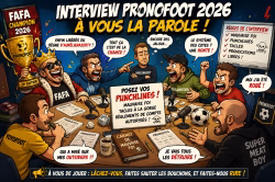 Venez répondre à l'interview pronofoot saison 2025/2026