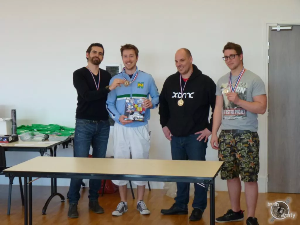 Remise des prix du tournoi Super Mario Kart