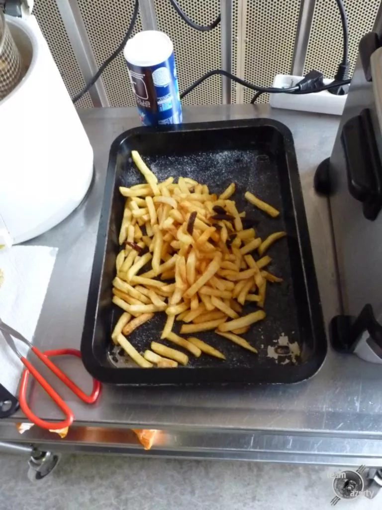 De bonnes frites bien huilleurses !