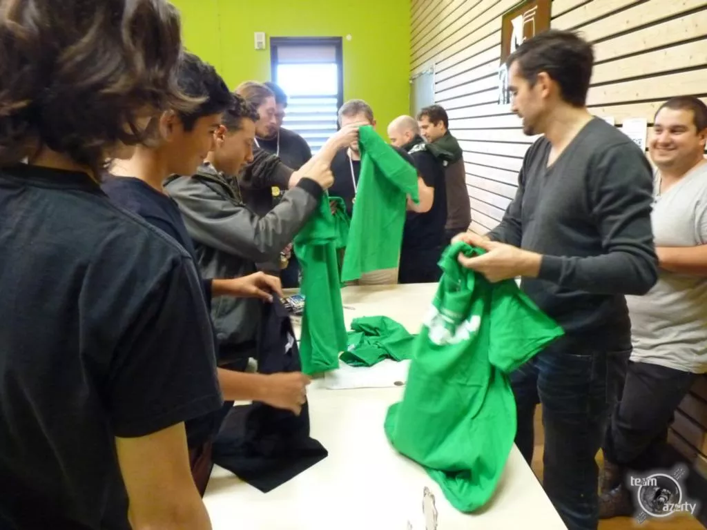 Distribution de Tshirt !