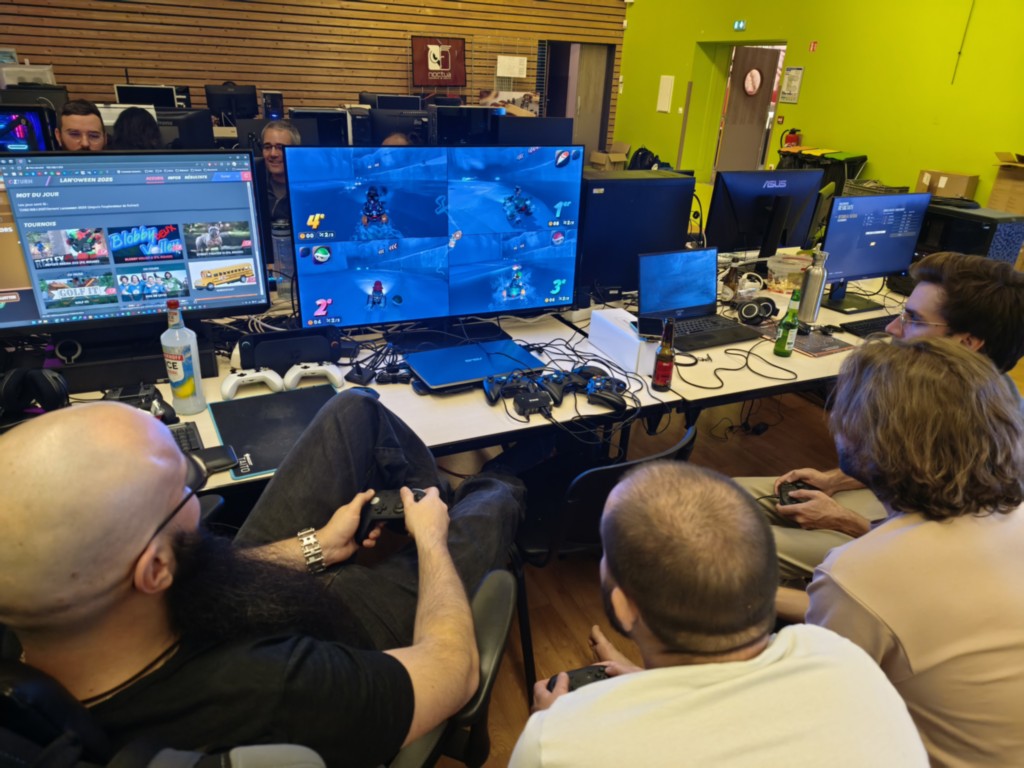 Du coup certains ont sorti leur meilleur mario kart !