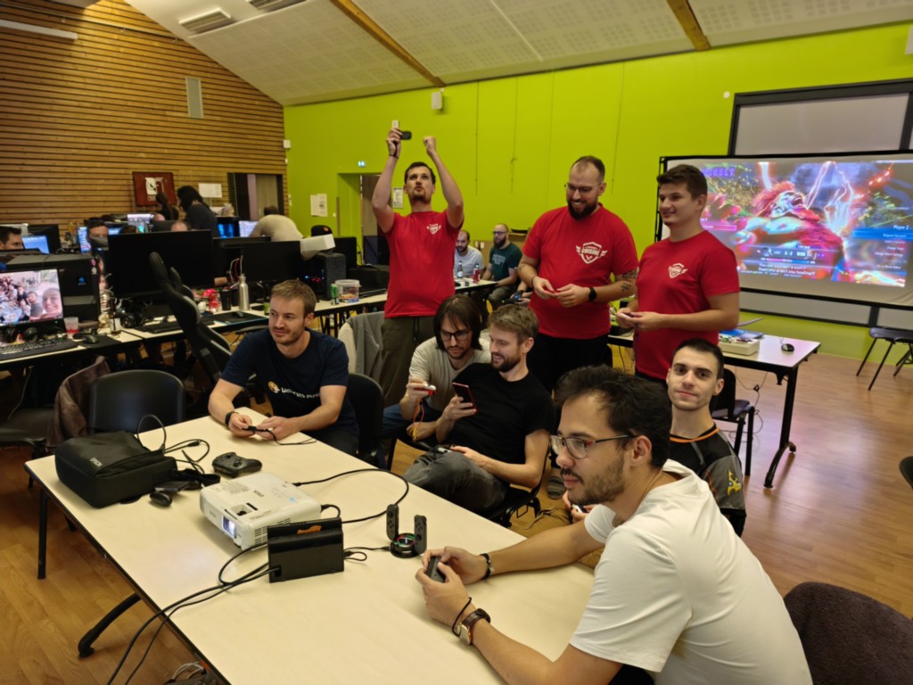 L'entrée des champions en titre