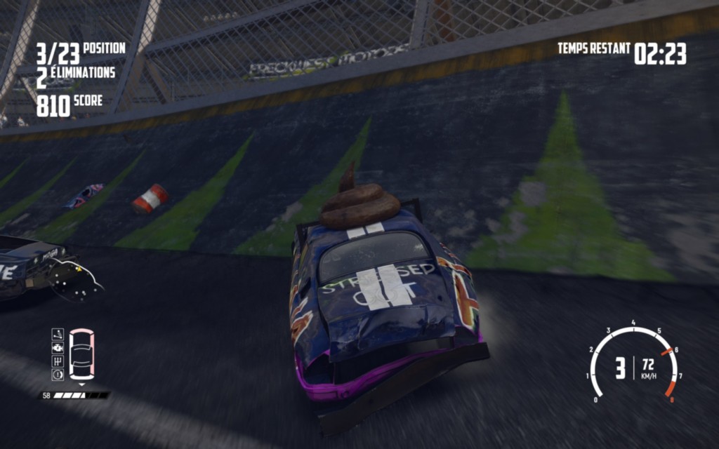 L'arène de démilition faisait bien plaisir surtout à 23 !