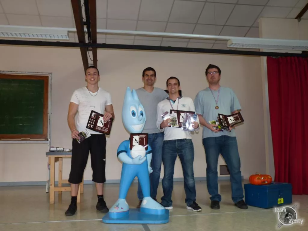 Remise des prix lors de la LAN'oween 2013